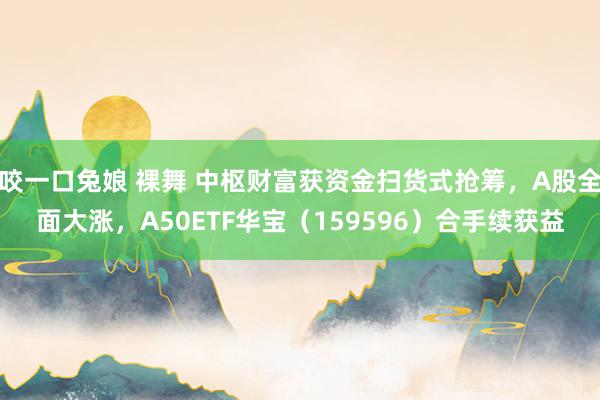 咬一口兔娘 裸舞 中枢财富获资金扫货式抢筹，A股全面大涨，A50ETF华宝（159596）合手续获益