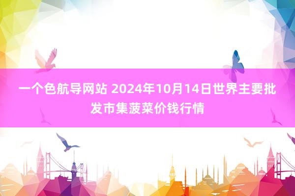 一个色航导网站 2024年10月14日世界主要批发市集菠菜价钱行情