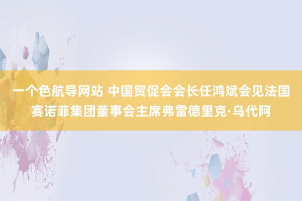 一个色航导网站 中国贸促会会长任鸿斌会见法国赛诺菲集团董事会主席弗雷德里克·乌代阿