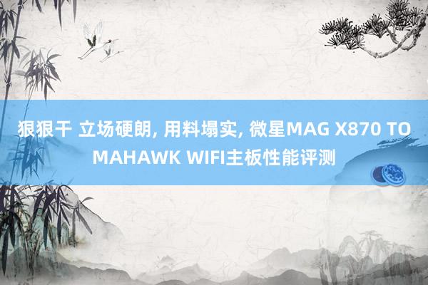 狠狠干 立场硬朗， 用料塌实， 微星MAG X870 TOMAHAWK WIFI主板性能评测