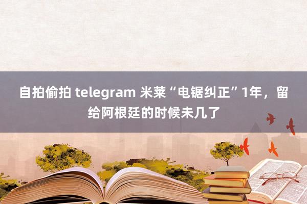 自拍偷拍 telegram 米莱“电锯纠正”1年，留给阿根廷的时候未几了